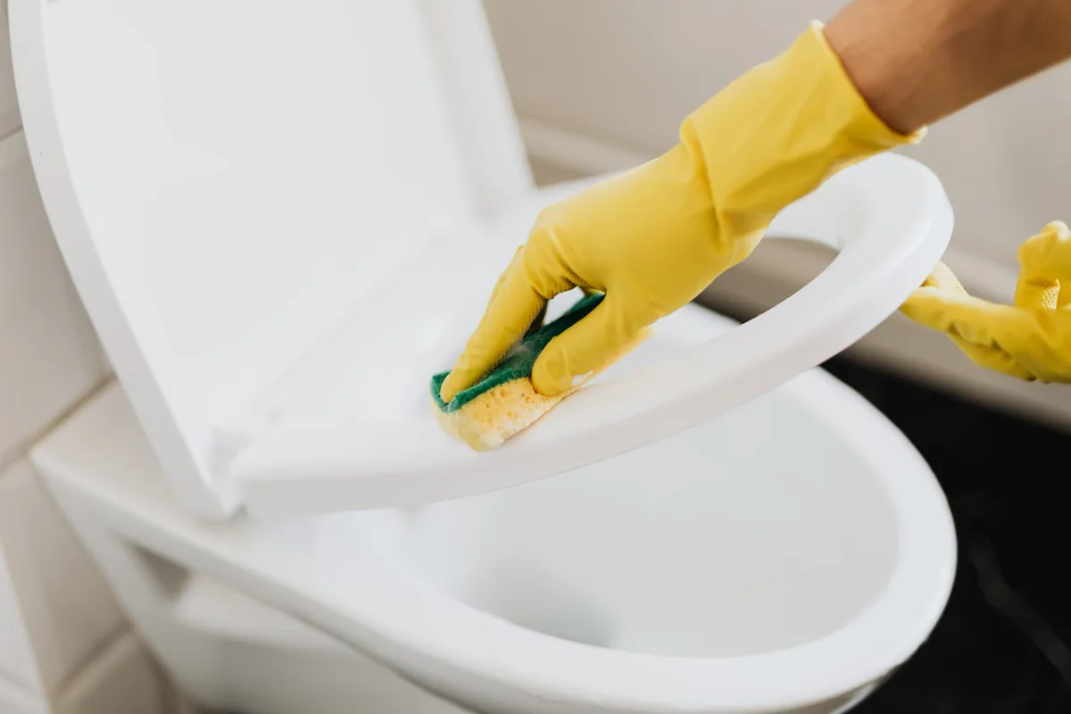 A carer supporting a client with household tasks at home